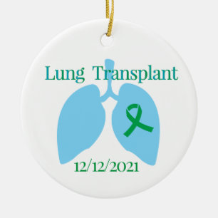 Customisable Lung Transplant Ornament 