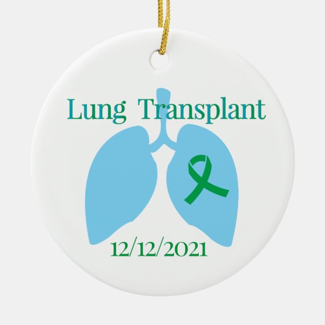 Customisable Lung Transplant Ornament  (Front)