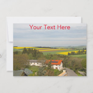 Customisable Luxembourg countryside Card