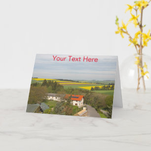 Customisable Luxembourg countryside Card