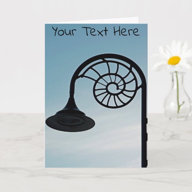 Customisable Lyme Regis Card (Small Plant)