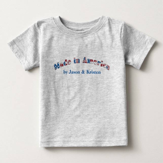 Customisable Made in America Toddler T-shirt (Front)