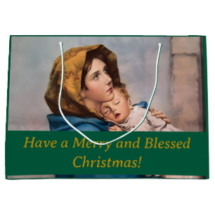 Customisable Madonna & Child Gift Bag