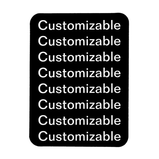 Customisable Magnet (Vertical)