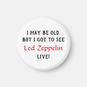 Customisable magnet with your favourite band