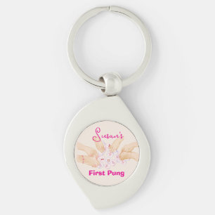 Customisable Mahjong First Pung Key Ring