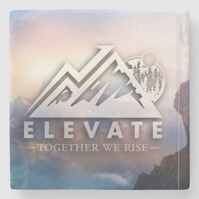 Customisable Marble Coaster - add your logo or pic (Front)