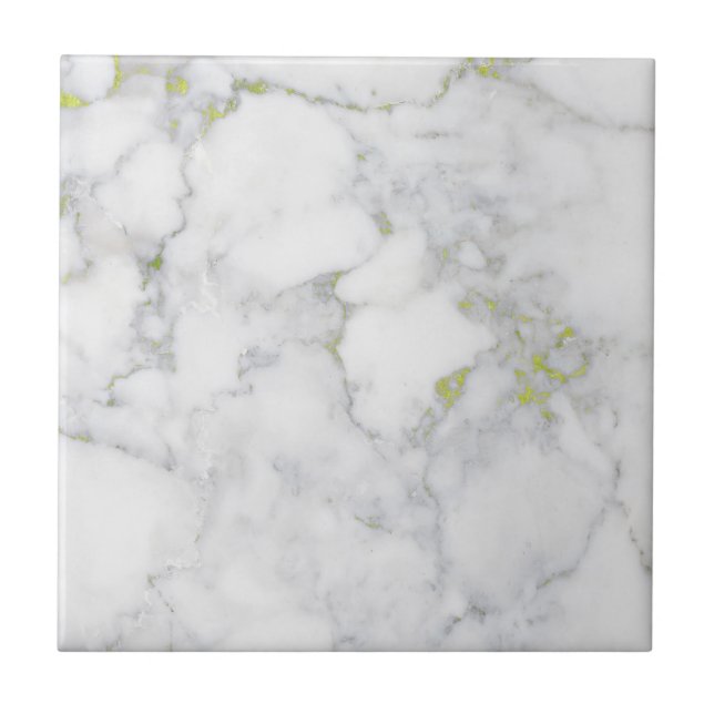 Customisable Marble Tile with Golden Veins (Front)
