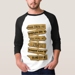 Customisable "MASH" style signpost ver 2.0  Tri-Bl T-Shirt