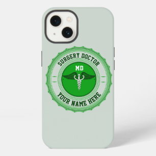 Customisable MD Speciality Caduceus Surgeon iPhone 13 Case