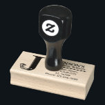 Customisable Mechanical monogram. Initial "J" Rubber Stamp<br><div class="desc">Elegant, unique, one-of-a-kind Customisable Mechanical Engineering monogram. Mechanically decorated initial "J". The customisable template text JOHNSON'S a family name, professional or business title as you like. If you want to change the font, colour or position of the text, just use the CUSTOMIZE button, please. You can transfer this design to...</div>