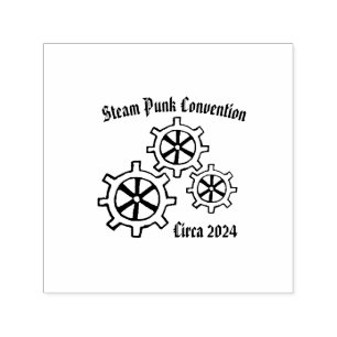 Customisable Mechanical Steam Punk Stamp