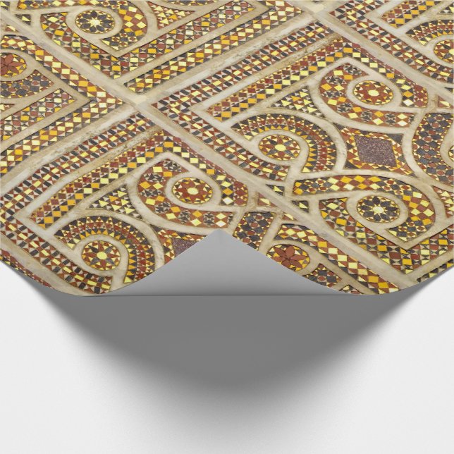 Customisable Mediaeval Pattern Wrapping Paper (Corner)
