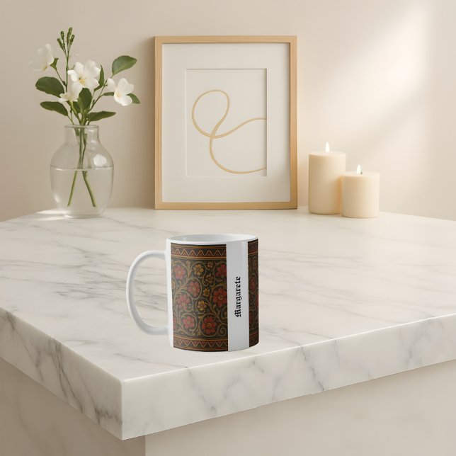 Customisable Mediaeval Style Name Design File Coffee Mug (Creator Uploaded)