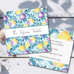 Customisable Mediterranean Business Card