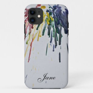 Customisable Melted Crayons iPhone 11 Case