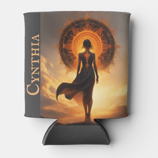 Customisable Memento Drink Coozie Solar Eclipse  (Front)
