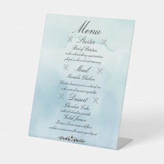 Customisable Menu Pedestal Sign