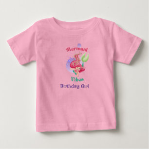 Customisable Mermaid Vibes Toddler Tshirt
