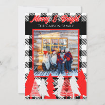 Customisable Merry & Bright Christmas Greeting