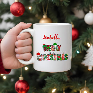 Customisable Merry Christmas Mug