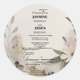 Customisable Milestone Celebration Cards Classic Round Sticker