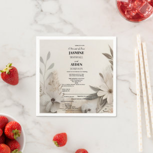 Customisable Milestone Celebration Cards Napkin