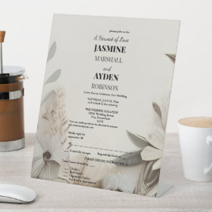 Customisable Milestone Celebration Cards Pedestal Sign