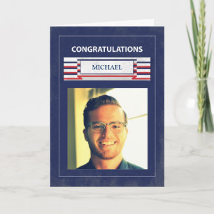 Customisable Military Graduation Basic Training Card