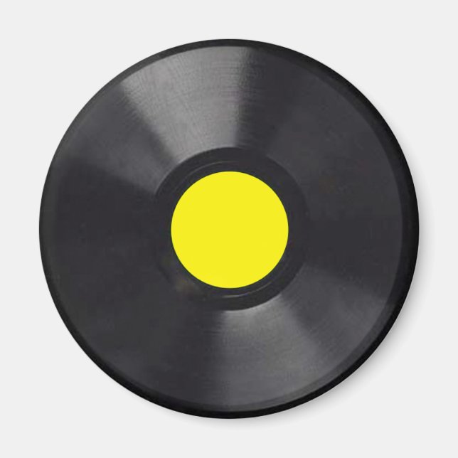 Customisable Mini Vinyl LP Record Magnet (Front)