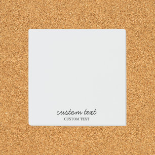 Customisable Minimalist Post-it Notes