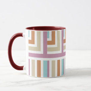 Customisable Modern Abstract Coffee Cup Mid Cent
