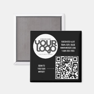 Customisable Modern Black Magnet
