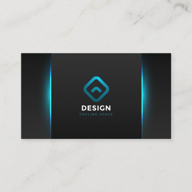 Customisable Modern Business Card Design | Profess (Front)