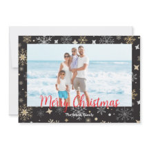 Customisable Modern Christmas Card