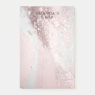 Customisable Modern Glitter Notes