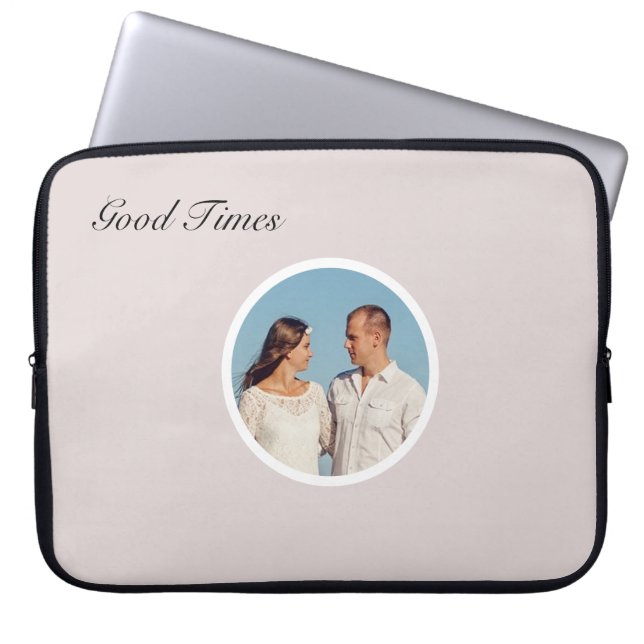 Customisable modern laptop sleeve (Front)
