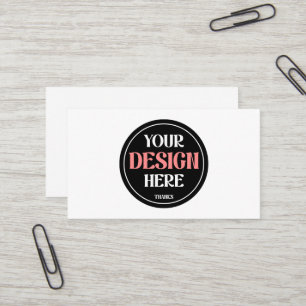 Customisable, modern, sleek & timeless business card