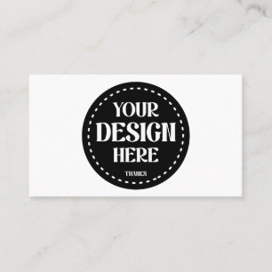 Customisable, modern, sleek & timeless business card