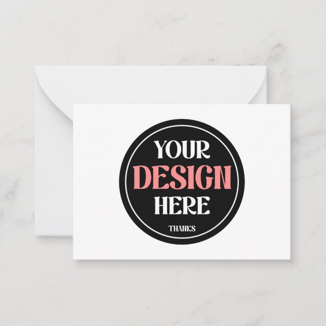 Customisable, modern, sleek & timeless card (Front)