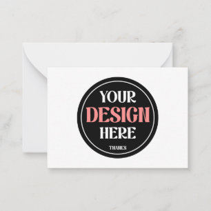 Customisable, modern, sleek & timeless card