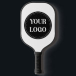 Customisable, modern, sleek & timeless pickleball paddle<br><div class="desc">This design is accessible to all. Feel free to customise the logo,  images,  tStylish Black QR Code Design | Elegant Brandext,  and colours according to your preferences. Thank you very much.</div>