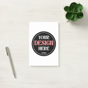 Customisable, modern, sleek & timeless post-it notes