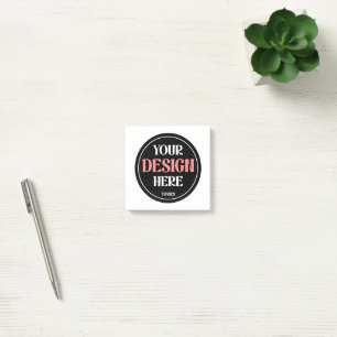Customisable, modern, sleek & timeless post-it notes