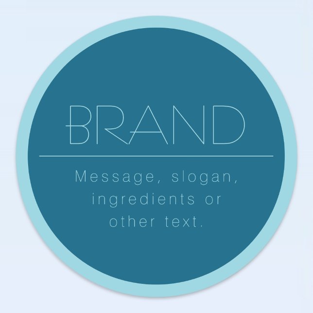 Customisable Modern Text | Ocean & Robin Egg Blue (Creator Uploaded)
