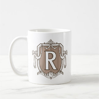 Customisable Monarchy Initial “R” Classic Mug