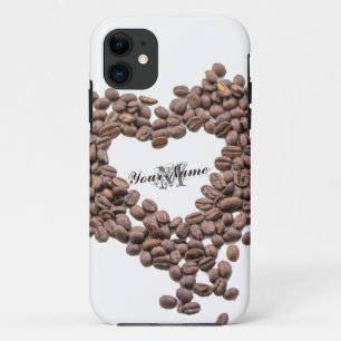 Customisable Monogram Coffeeholic phone case! iPhone 11 Case