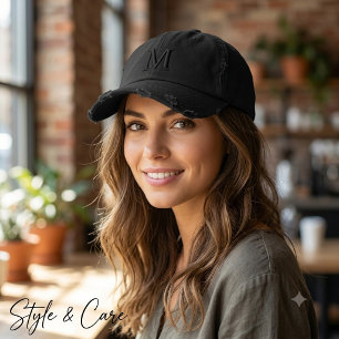Customisable Monogram Embroidered Hat