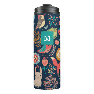 Customisable Monogram Forest style Thermal Tumbler