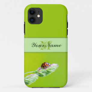Customisable Monogram Good luck little ladybug! iPhone 11 Case